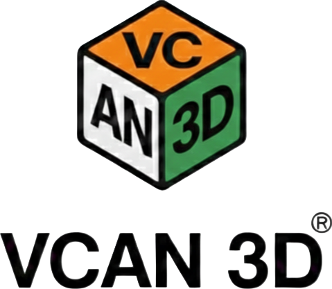 VCAN 3D Logo - 3D Printing Services Chennai