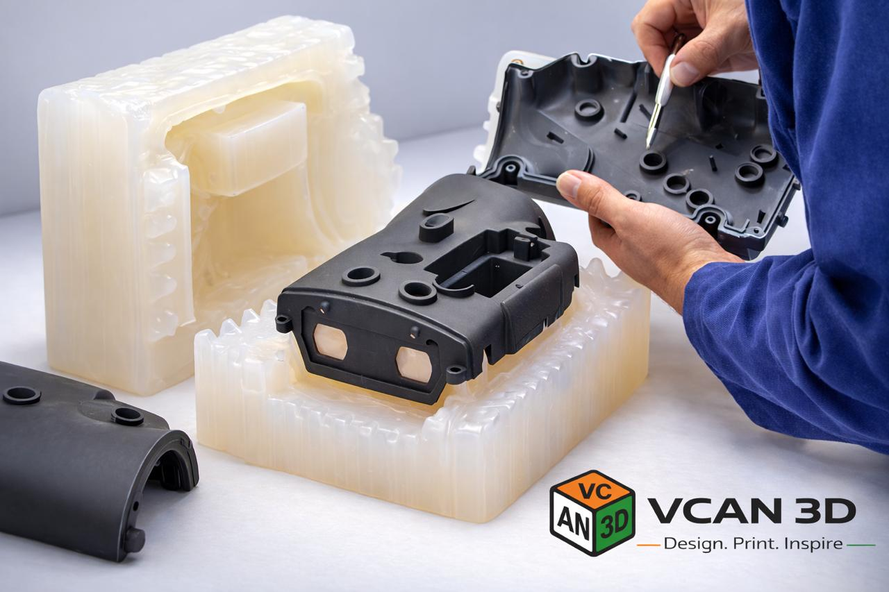 VCAN 3D manufacturing process - CAD review to finished part delivery in Chennai
